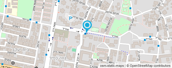 מפת הגעה אל בוטיק האיטום מפת הגעה אל בוטיק האיטום