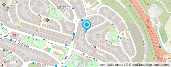 מפת הגעה אל אושרה ניסים אדריכלות והיתרי בניה