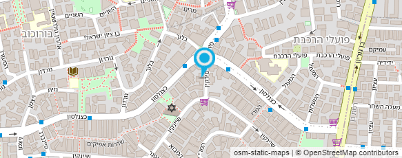 מפת הגעה אל רובי'ס טוסט RUBY'S TOAST