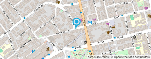 מפת הגעה אל מיטל גמליאל - עיצוב שמלות כלה