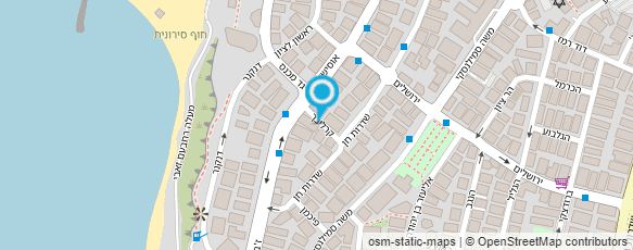 מפת הגעה אל מצפה ים