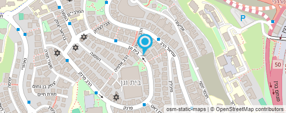 מפת הגעה אל ישיבת אורחות מאיר