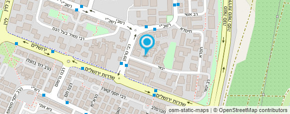 מפת הגעה אל פיצה לב הרובע