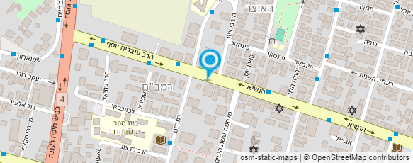 מפת הגעה אל My Way- הסעות לחתונות