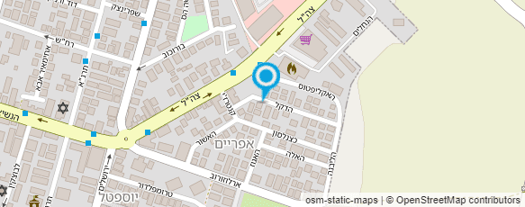 מפת הגעה אל המרכז הישראלי לפסיכומוטוריקה