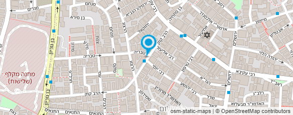 מפת הגעה אל מכבסת מיסטר צ'יק צ'אק