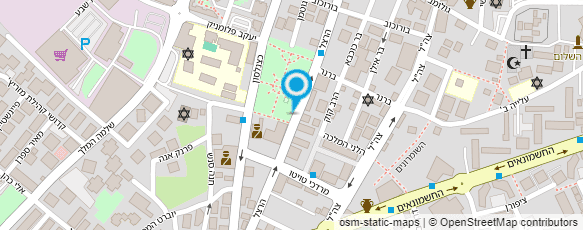 מפת הגעה אל גינת בר