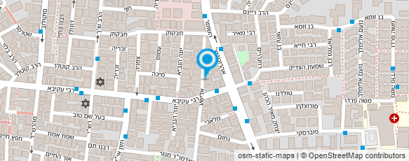 מפת הגעה אל מיכל רוזנבלום