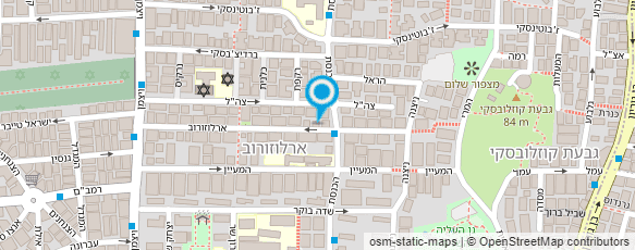 מפת הגעה אל פעוטון גן שקד