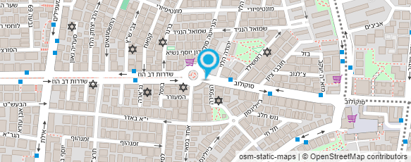 מפת הגעה אל Salt & Pepper הפקת אירועים