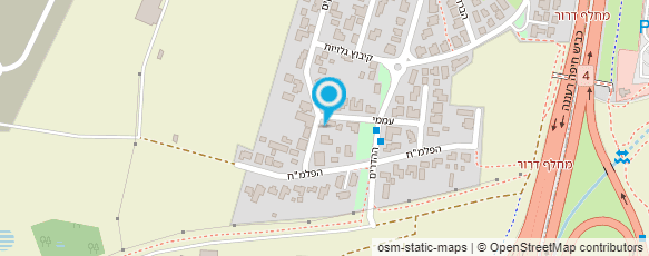 מפת הגעה אל מדר זיו השכרת מכולות לאחסנה