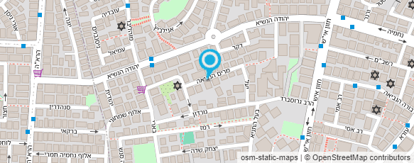 מפת הגעה אל שרה חגירה אימון אישי