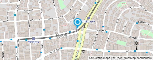 מפת הגעה אל פלאפל אריה