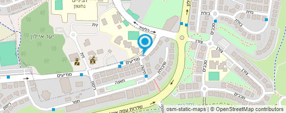 מפת הגעה אל צופיה סילברמן תכנון אירועים