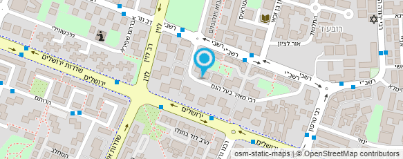 מפת הגעה אל ישיר השכרת רכב