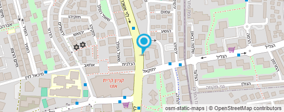 מפת הגעה אל מיכל בראודה - מטפלת באמנות, NLP