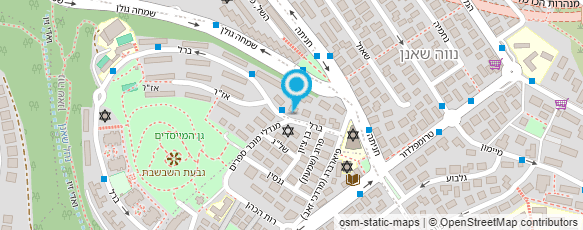 מפת הגעה אל גן הפרחים של אילנית