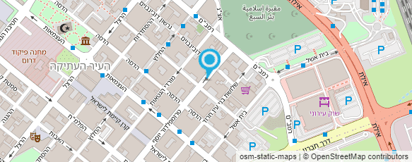 מפת הגעה אל מדפי הדרום