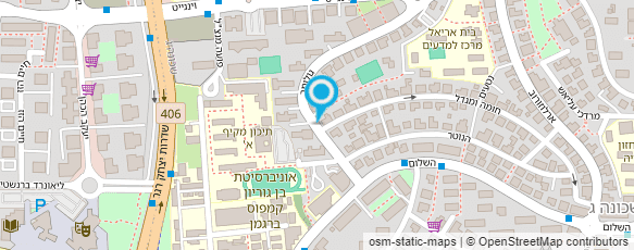 מפת הגעה אל מכינת ארז  - קדם צבאית