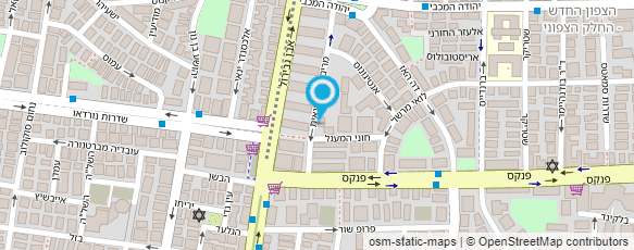 מפת הגעה אל ד"ר יאיר הופמן