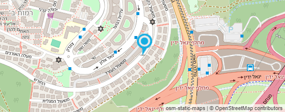 מפת הגעה אל אביחיל דוד - שיטת אלכסנדר