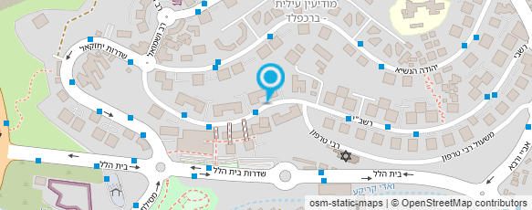 מפת הגעה אל ציפי רוזנטל