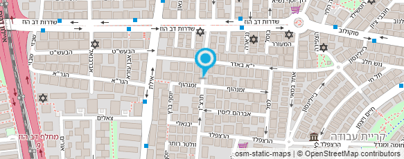 מפת הגעה אל אביבית מסיבה מתוקה