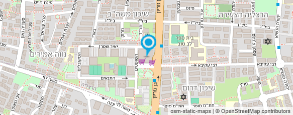 מפת הגעה אל פיצה אמירים הרצליה