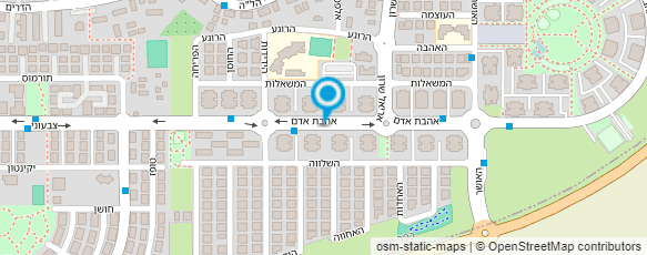 מפת הגעה אל אורן גיא  -  מורה לגיטרה