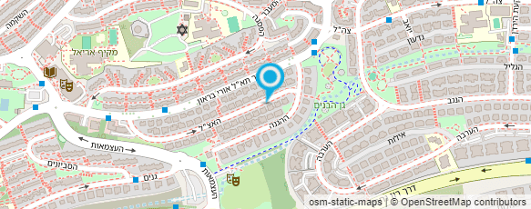 מפת הגעה אל ACHINOAM - מעצבת תיקים