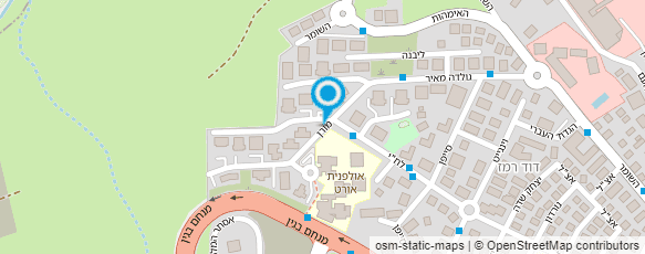 מפת הגעה אל אור תריסים וחלונות