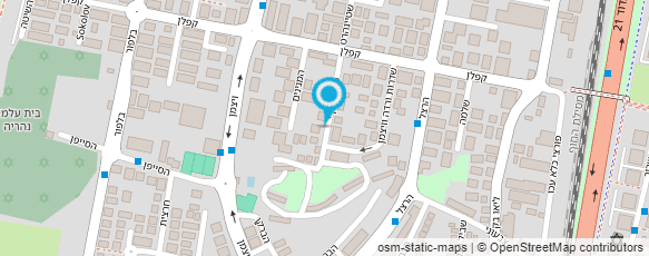 מפת הגעה אל פעוטון במבי