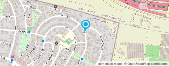 מפת הגעה אל דברת דגן - מורה ליוגה