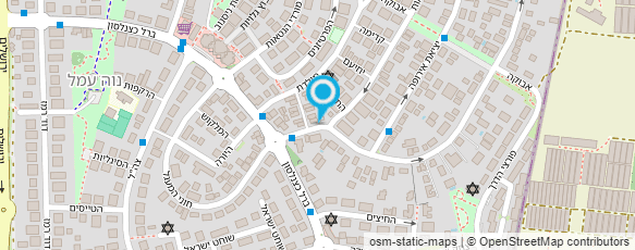 מפת הגעה אל אסנת מזרחי