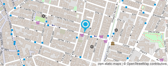 מפת הגעה אל מונית ג'ורג' - מונית נגישה