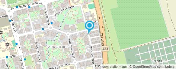 מפת הגעה אל הילה וילנסקי - מורה ליוגה