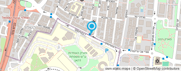 מפת הגעה אל בית ספר לכדורגל גילגול