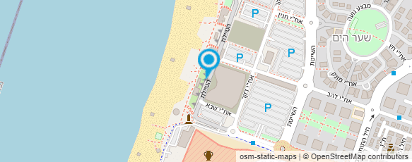 מפת הגעה אל קיבוץ אירועים על הים- Kibbutz Events