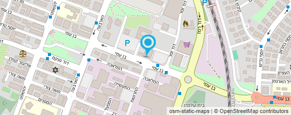 מפת הגעה אל דואר ישראל-מסירת דואר