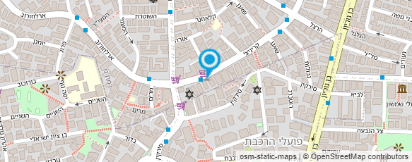 מפת הגעה אל פיצה קראסט מפת הגעה אל פיצה קראסט