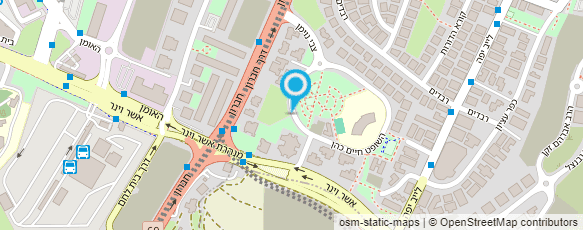 מפת הגעה אל חן סבג עיצוב פנים