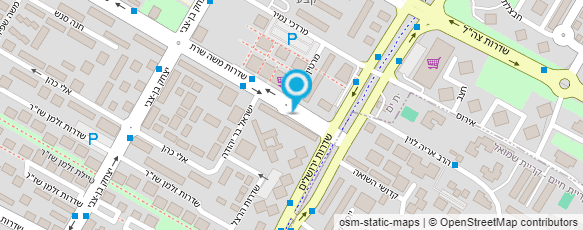 מפת הגעה אל דואר ישראל- מסירת דואר