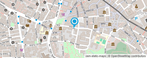 מפת הגעה אל ג'ורג'י אוכל רחוב