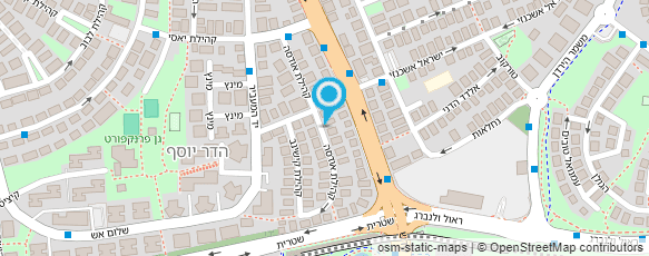 מפת הגעה אל רשקס אהרון יועץ לאפיה