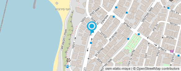 מפת הגעה אל נתניה