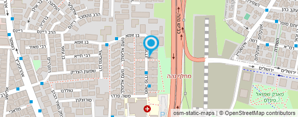 מפת הגעה אל ספורט טיפולי-ילדים בתנופה