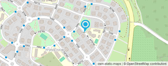 מפת הגעה אל אלן גולד  - מורה לאנגלית