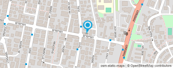 מפת הגעה אל פיצה כמעט חינם