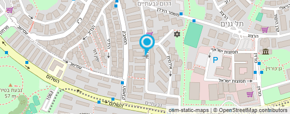 מפת הגעה אל העמותה לקידום אזרחים ותיקים