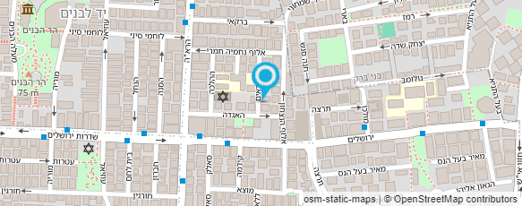 מפת הגעה אל הצהרון של דבי